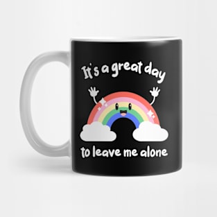 Cute Rainbow Sarcasm Antisocial Humor Irony Mug